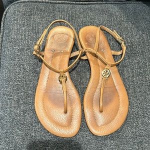 Tory Burch leather T-Strap Sandals